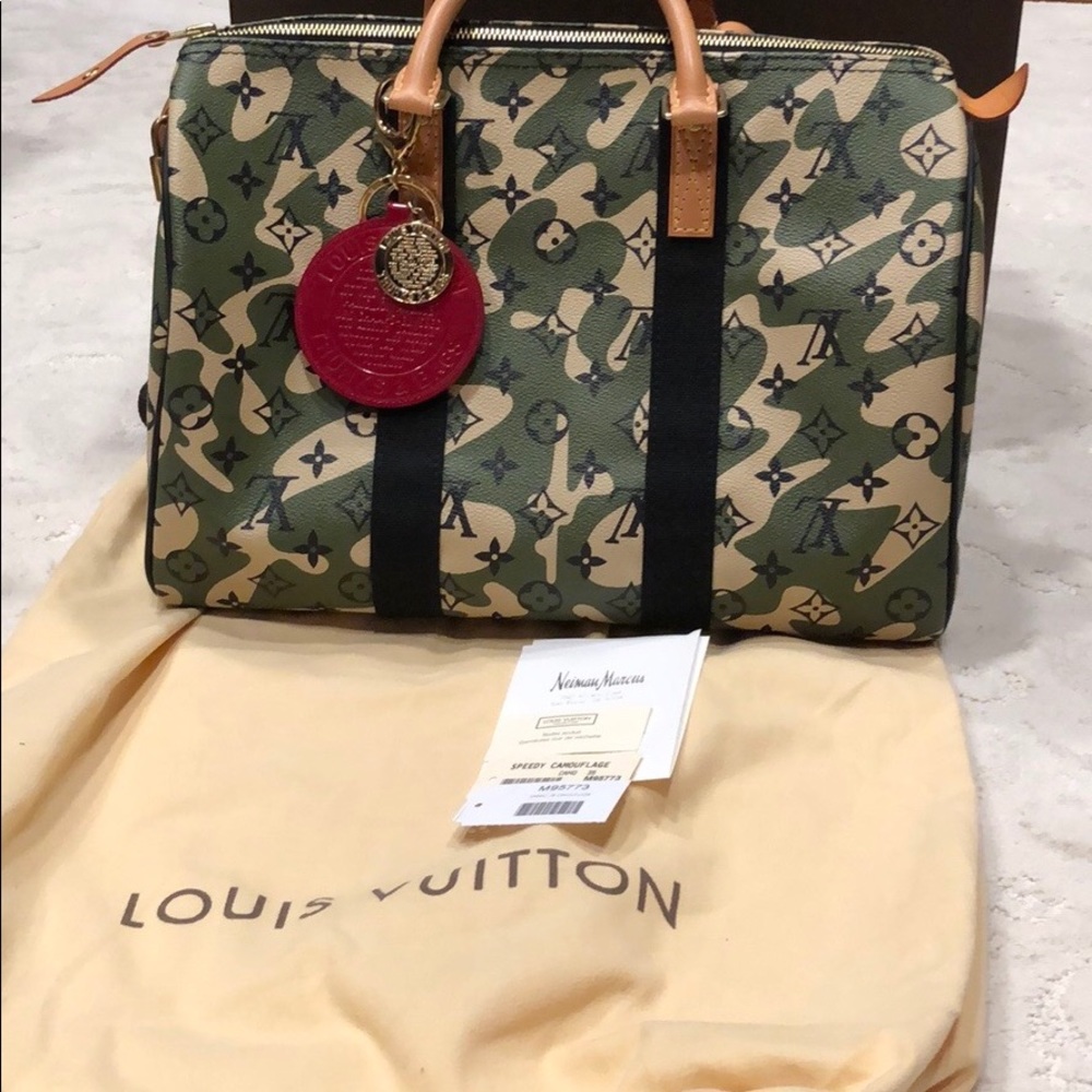 Rare Louis Vuitton Camo Murakami 35 Sp… - Picture 2 of 8